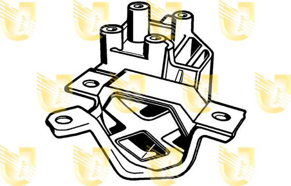 Unigom 395451 - Подушка, опора, подвеска двигателя autosila-amz.com