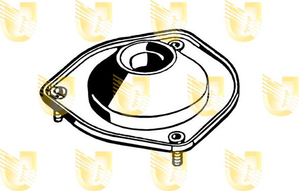 Unigom 390020 - Опора стойки амортизатора, подушка autosila-amz.com