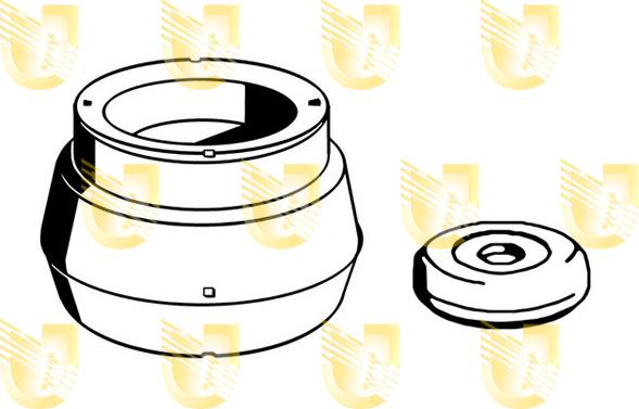 Unigom 391168C - Опора стойки амортизатора, подушка autosila-amz.com