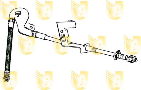 Unigom 378434 - Тормозной шланг autosila-amz.com