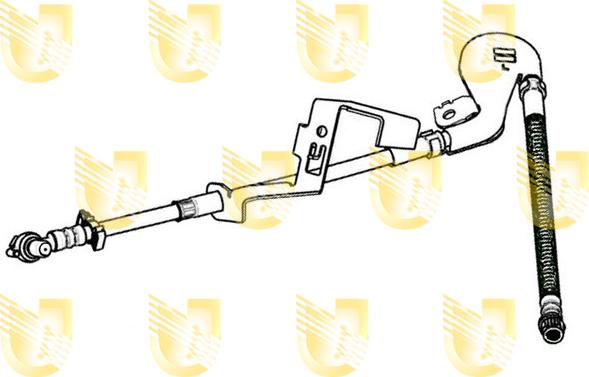Unigom 378219 - Тормозной шланг autosila-amz.com