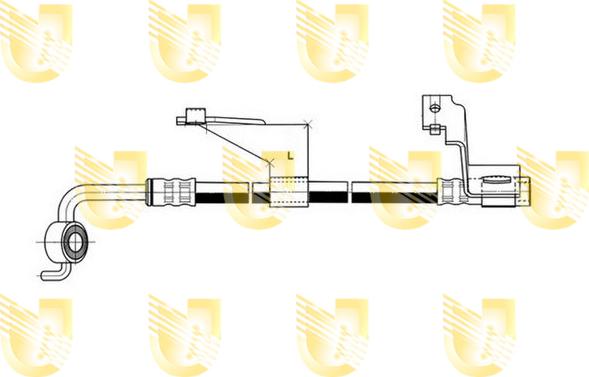 Unigom 377299 - Тормозной шланг autosila-amz.com