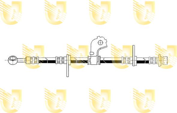 Unigom 377257 - Тормозной шланг autosila-amz.com