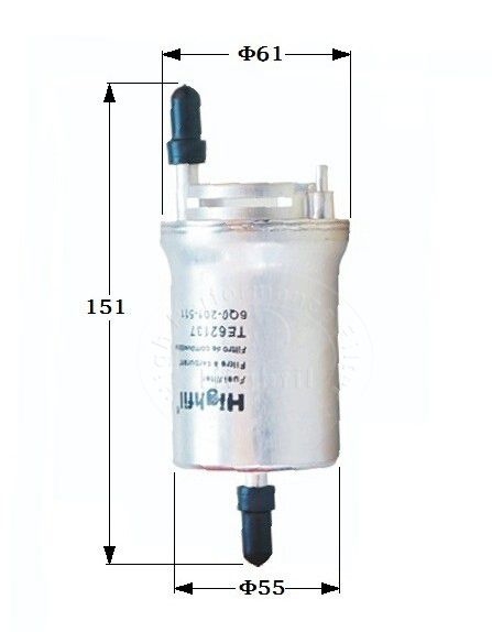 VAG 6Q0 201 511 - Топливный фильтр autosila-amz.com