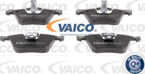 VAICO V95-0166 - Тормозные колодки, дисковые, комплект autosila-amz.com