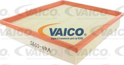 VAICO V46-0593 - Воздушный фильтр, двигатель autosila-amz.com