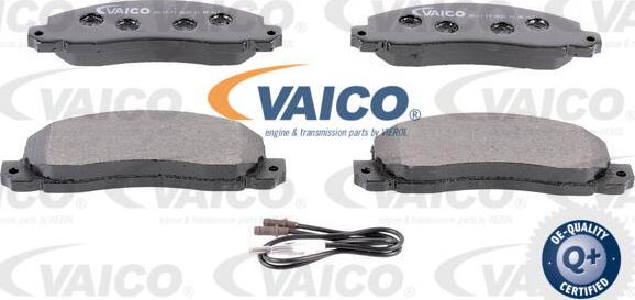 VAICO V46-0146 - Тормозные колодки, дисковые, комплект autosila-amz.com