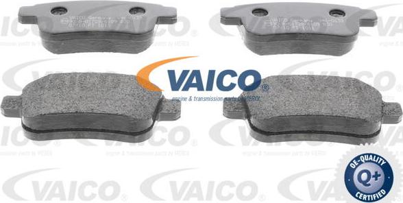 VAICO V46-0139 - Тормозные колодки, дисковые, комплект autosila-amz.com