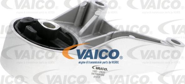 VAICO V40-0933 - Подушка, опора, подвеска двигателя autosila-amz.com