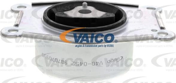 VAICO V40-0452 - Подушка, опора, подвеска двигателя autosila-amz.com