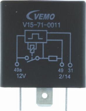 VAICO V15-71-0011 - Реле указателя поворотов autosila-amz.com