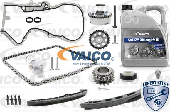 VAICO V10-10015 - Комплект цепи привода распредвала autosila-amz.com