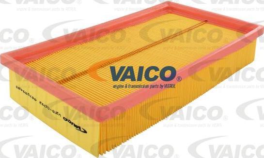 VAICO V25-0092 - Воздушный фильтр, двигатель autosila-amz.com