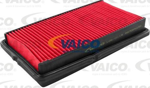 VAICO V26-0119 - Воздушный фильтр, двигатель autosila-amz.com