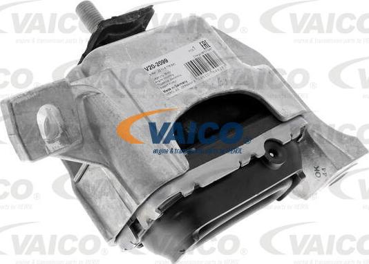 VAICO V20-2099 - Подушка, опора, подвеска двигателя autosila-amz.com