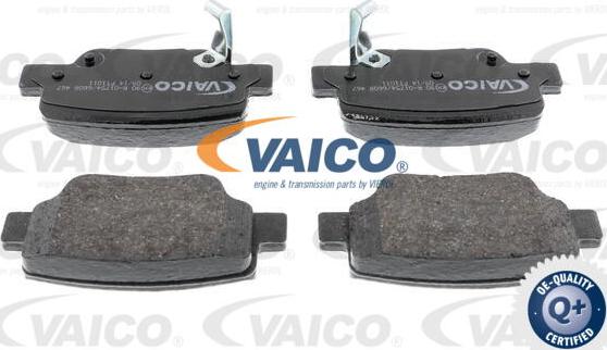VAICO V70-0089 - Тормозные колодки, дисковые, комплект autosila-amz.com