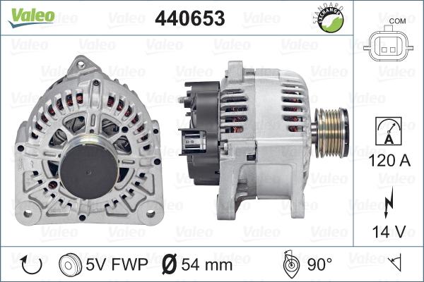 Valeo 440653 - Генератор autosila-amz.com