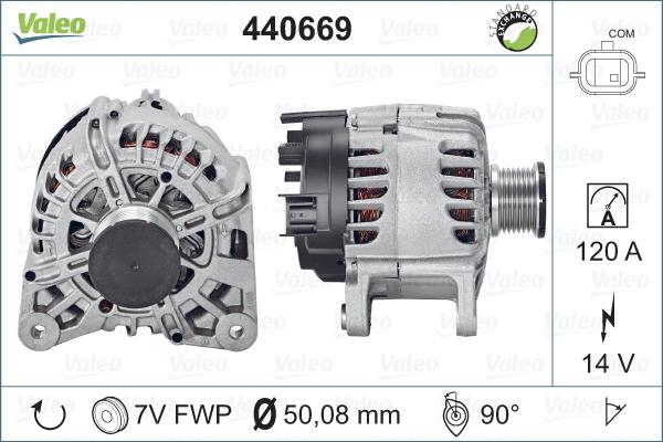 Valeo 440669 - Генератор autosila-amz.com