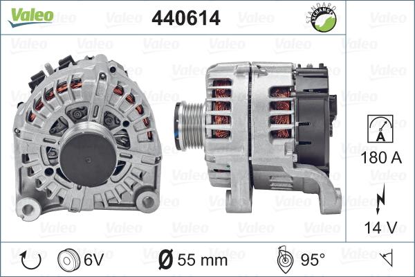 Valeo 440614 - Генератор autosila-amz.com