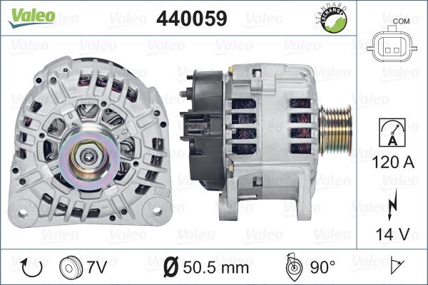 Valeo 440059 - Генератор autosila-amz.com