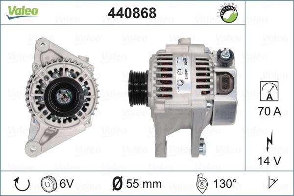 Valeo 440868 - Генератор autosila-amz.com