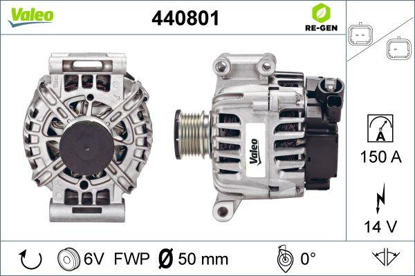 Valeo 440801 - Генератор autosila-amz.com