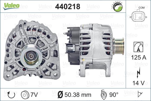 Valeo 440218 - Генератор autosila-amz.com