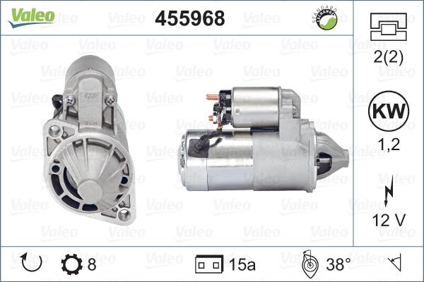 Valeo 455968 - Стартер autosila-amz.com