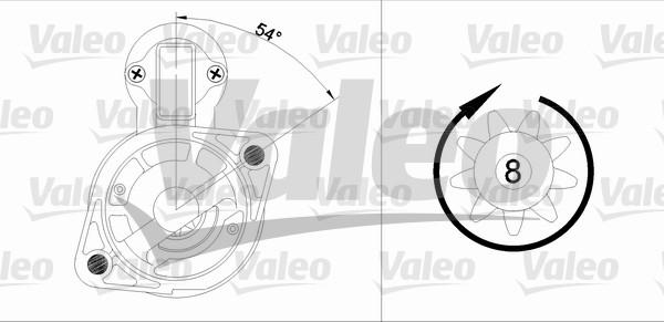 Valeo 455963 - Стартер autosila-amz.com