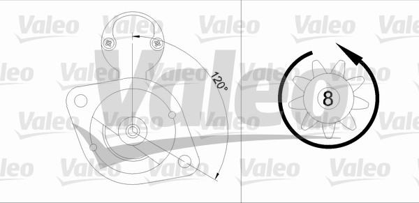 Valeo 455917 - Стартер autosila-amz.com