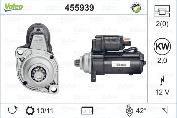 Valeo 455939 - Стартер autosila-amz.com