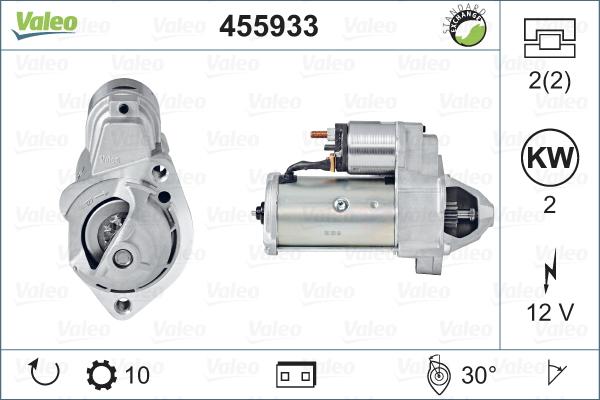 Valeo 455933 - Стартер autosila-amz.com