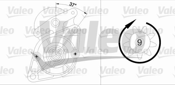 Valeo 455921 - Стартер autosila-amz.com