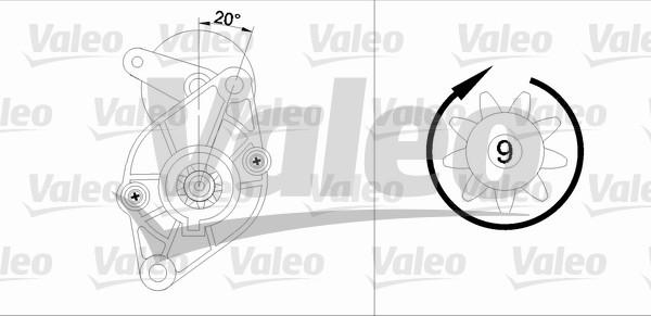 Valeo 455590 - Стартер autosila-amz.com