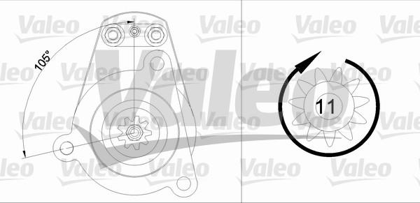 Valeo 455541 - Стартер autosila-amz.com