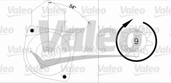 Valeo 455547 - Стартер autosila-amz.com