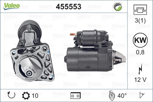 Valeo 455553 - Автозапчасть autosila-amz.com