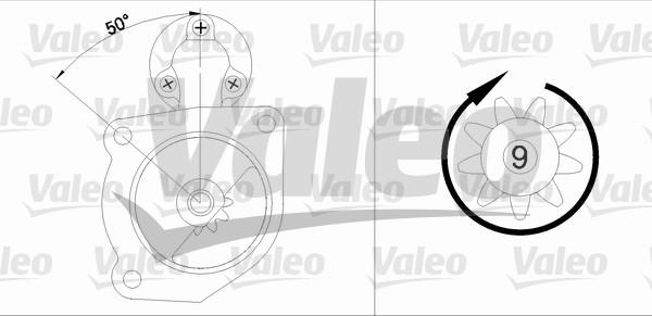 Valeo 455516 - Стартер autosila-amz.com