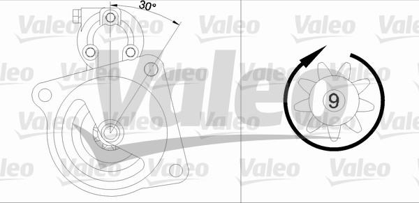 Valeo 455518 - Стартер autosila-amz.com