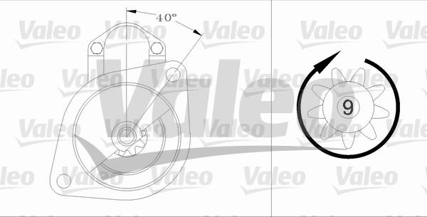 Valeo 455581 - Стартер autosila-amz.com