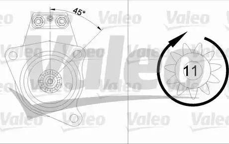 Valeo 455539 - Стартер autosila-amz.com