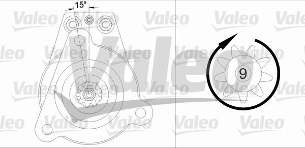 Valeo 455530 - Стартер autosila-amz.com