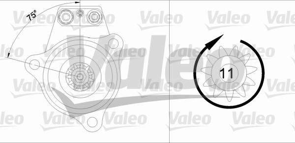 Valeo 455523 - Стартер autosila-amz.com