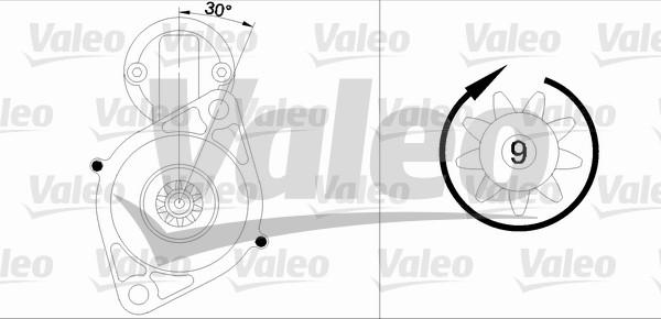 Valeo 455574 - Стартер autosila-amz.com