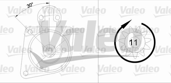 Valeo 455571 - Стартер autosila-amz.com