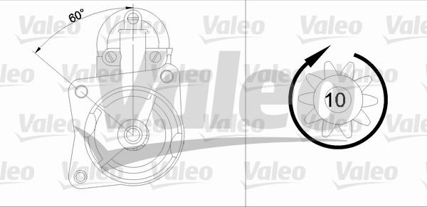 Valeo 455661 - Стартер autosila-amz.com