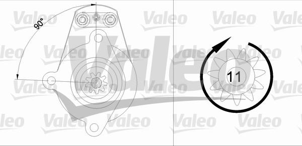 Valeo 455616 - Стартер autosila-amz.com