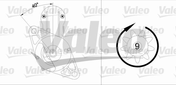 Valeo 455611 - Стартер autosila-amz.com