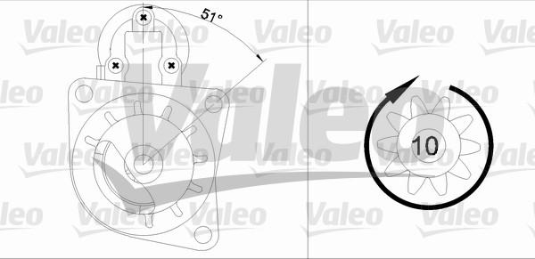 Valeo 455684 - Стартер autosila-amz.com