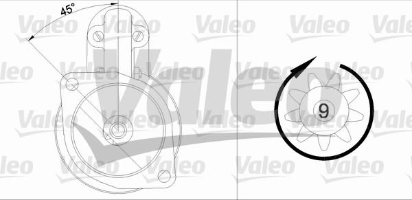 Valeo 455681 - Стартер autosila-amz.com